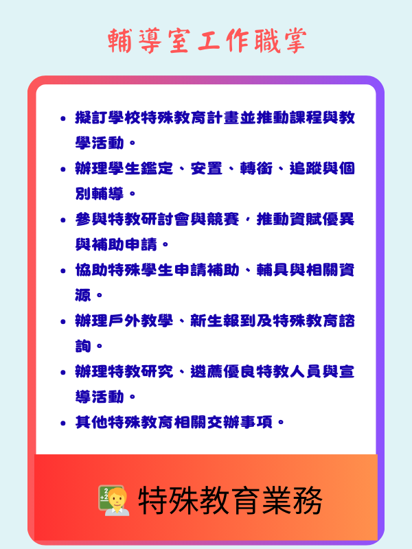 特殊教育業務